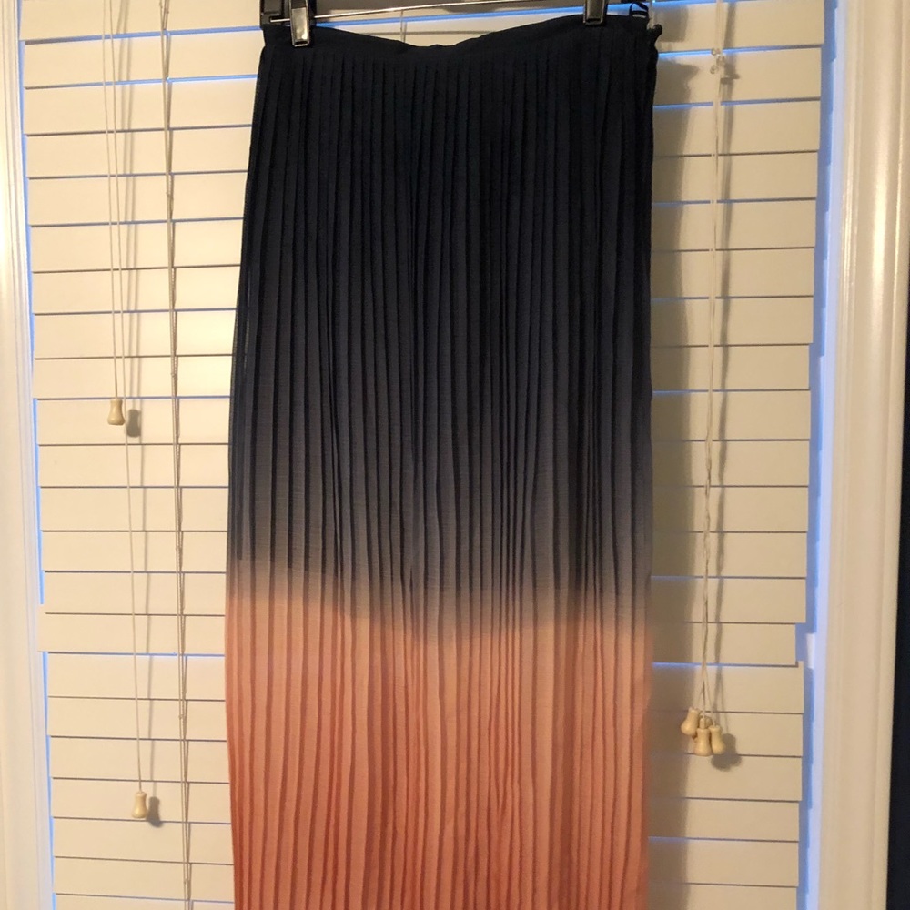Cynthia Rowley Pleated Maxi Skirt